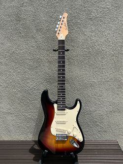 Sawtooth Strat Style Electric Guitar Sunburst