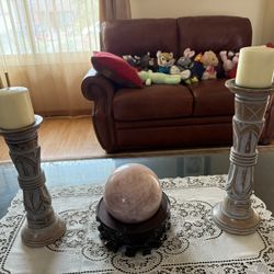 Candle.  Stand 