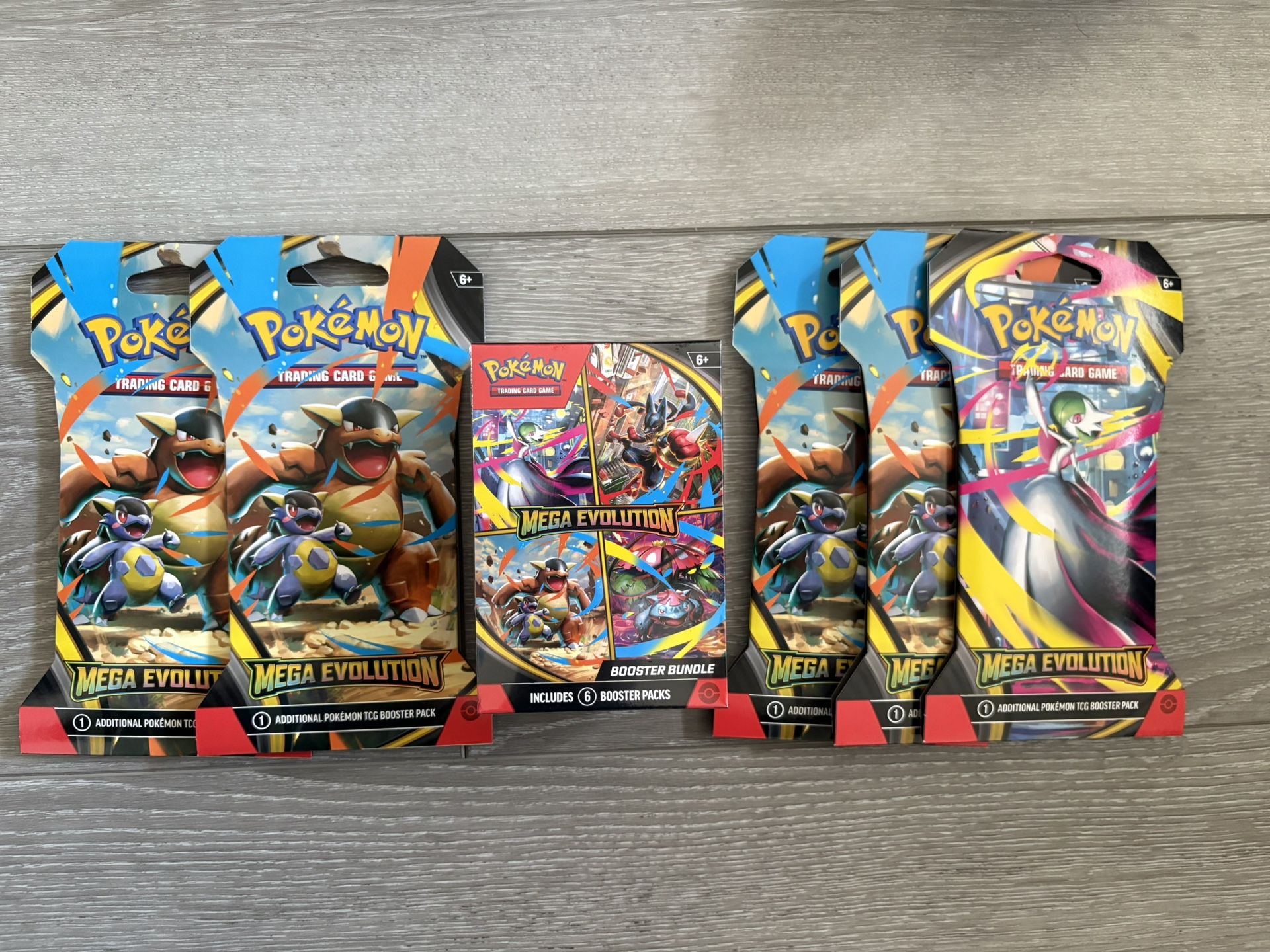 Pokemon Mega Evolutions Booster Bundle Sleeved Packs