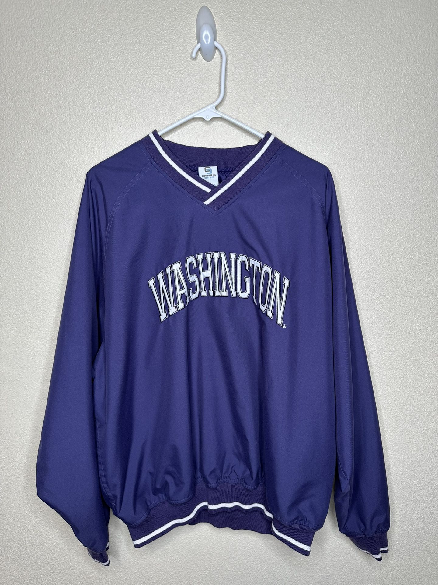 Vintage 90s Washington Huskies Windbreaker