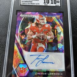Trevor Lawrence Auto 10 