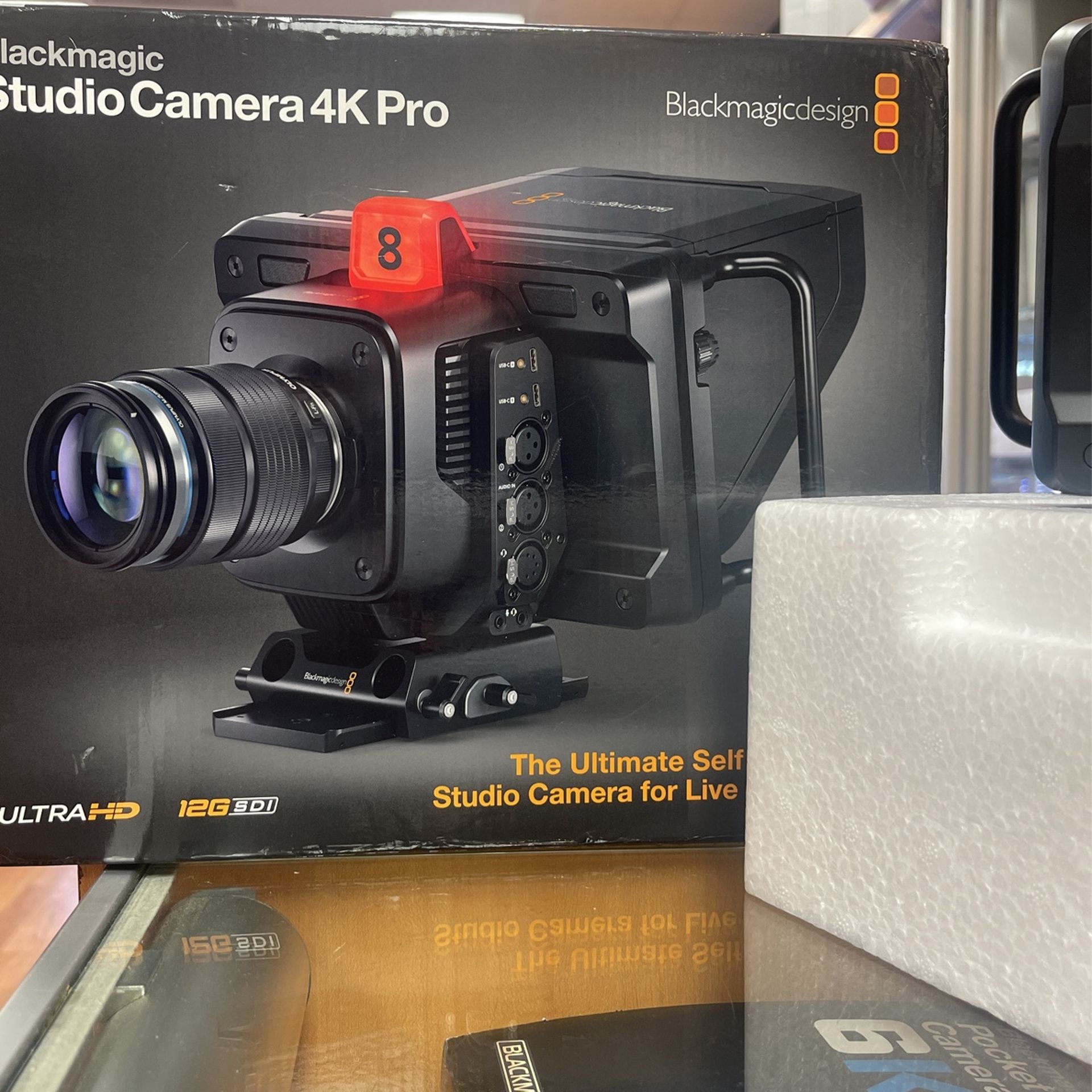 Blackmagic Studio Camera 4K Pro **open Box Never Been Used **