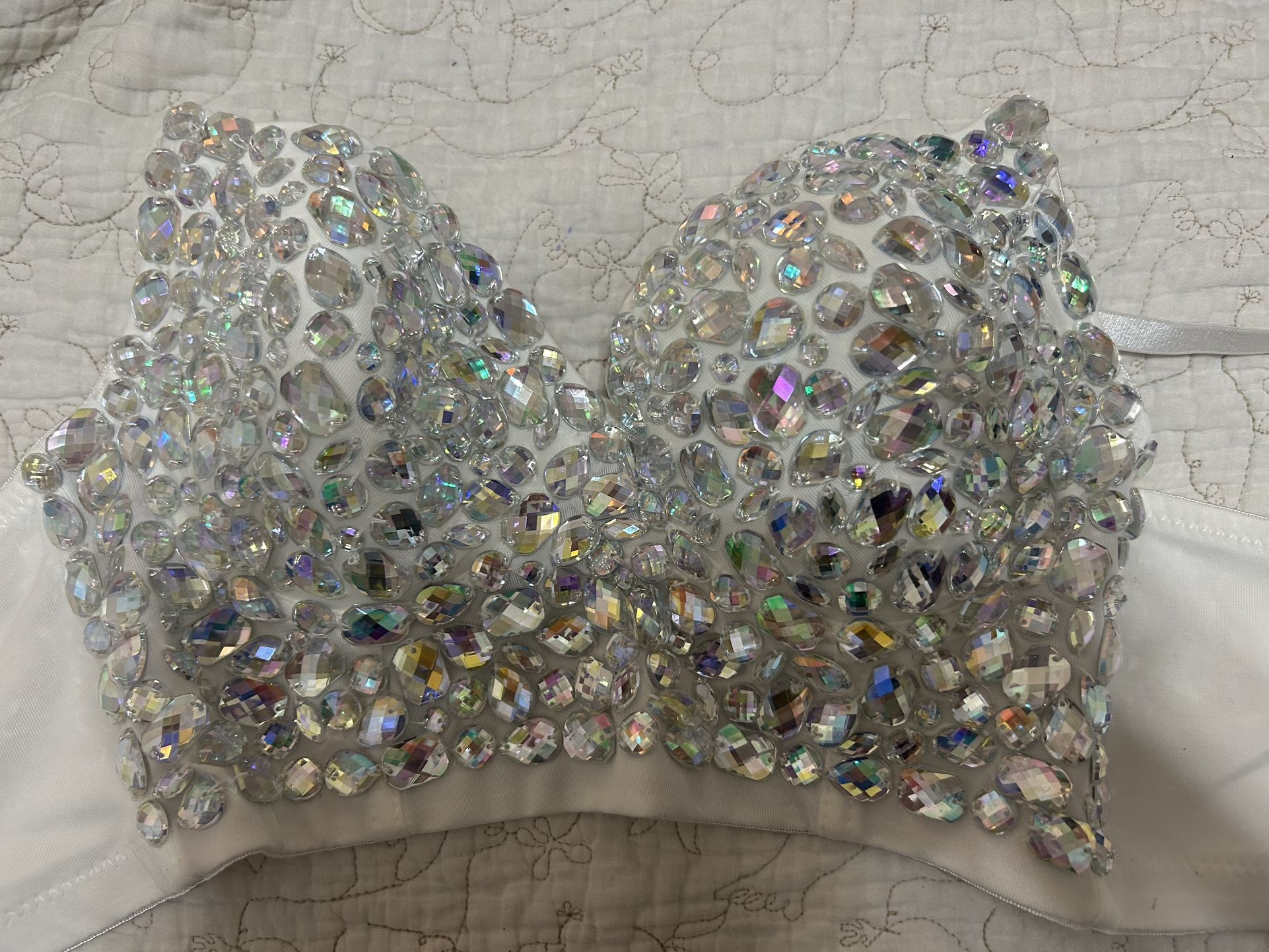 Diamond Jeweled Bustier New*