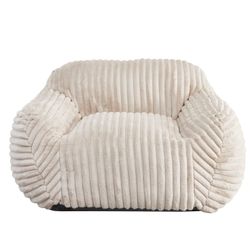 Sealy “Esben” Plush Lounger Chair – Bean Bag Style (Taupe) – Brand New in Box