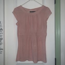 The Limited Pink Cap Sleeve Top