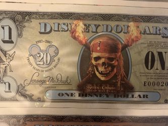 Disney Pirate dollar for sale