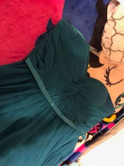 TURQUOISE PROM DRESS