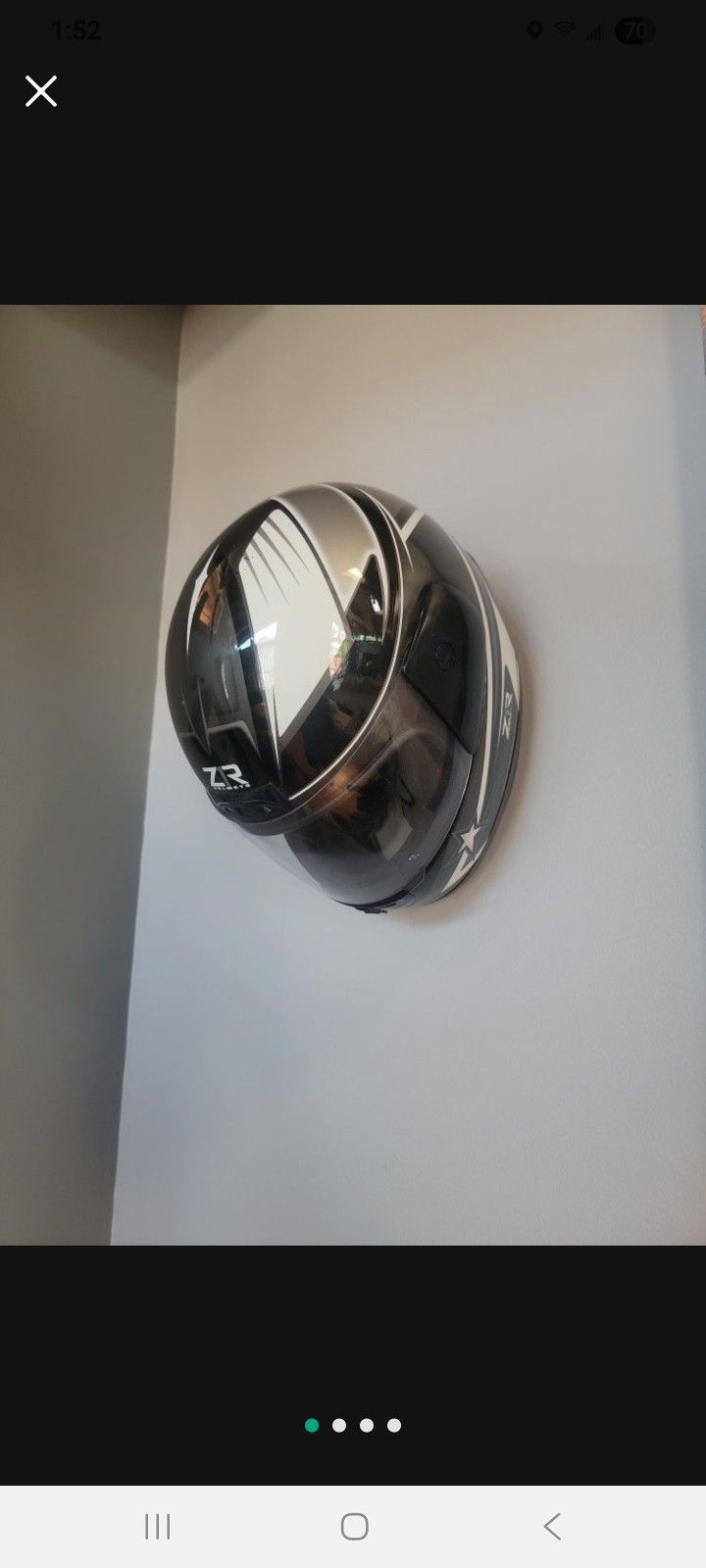 Z1R Motorcycle Helmet Size Medium