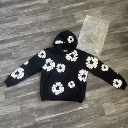 Denim Tears The Cotton Wreath Hoodie Black 