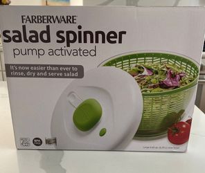 Farberware salad spinner pump activated
