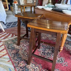 Ser Of Two Bar Stools 