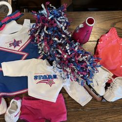 American Girl Cheerleading And Skating Sets