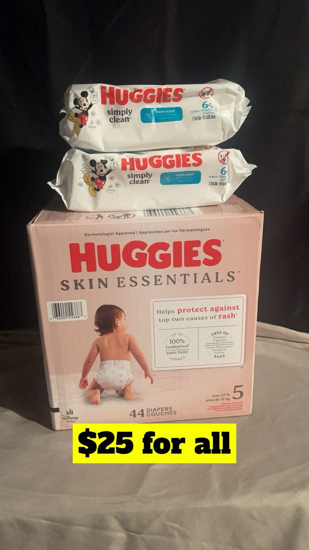 Huggies &wipes