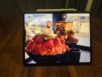 IPad Pro 5th Gen 12.9inch 256G with apple pencil gen 2, magnetic folio and matte glass screen protector