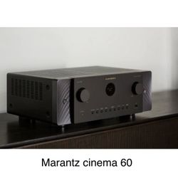 Marantz - Cinema 60 8K Home Theater 7.2 Channel (100W X 7) AV Receiver 2022 Model - Built for Movies, Gaming, & Music Streaming Cinema60