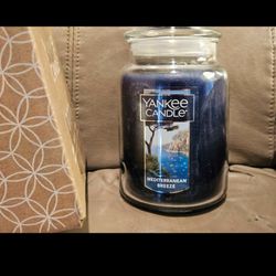 Yankee candle 22oz Mediterranean Breeze NEW IN BOX (will ship)