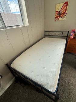 twin xl bed with bed frame