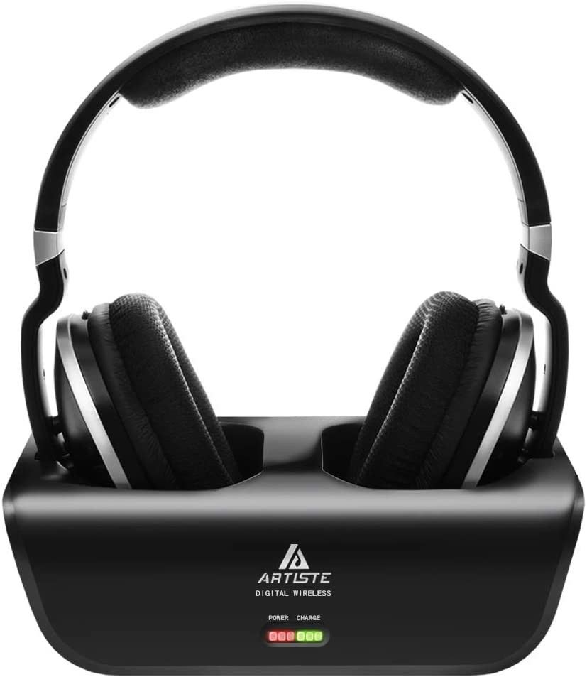 Wireless TV Headphones, Artiste ADH300 2.4GHz Digital Over-Ear Stereo Headphone for TV... $70