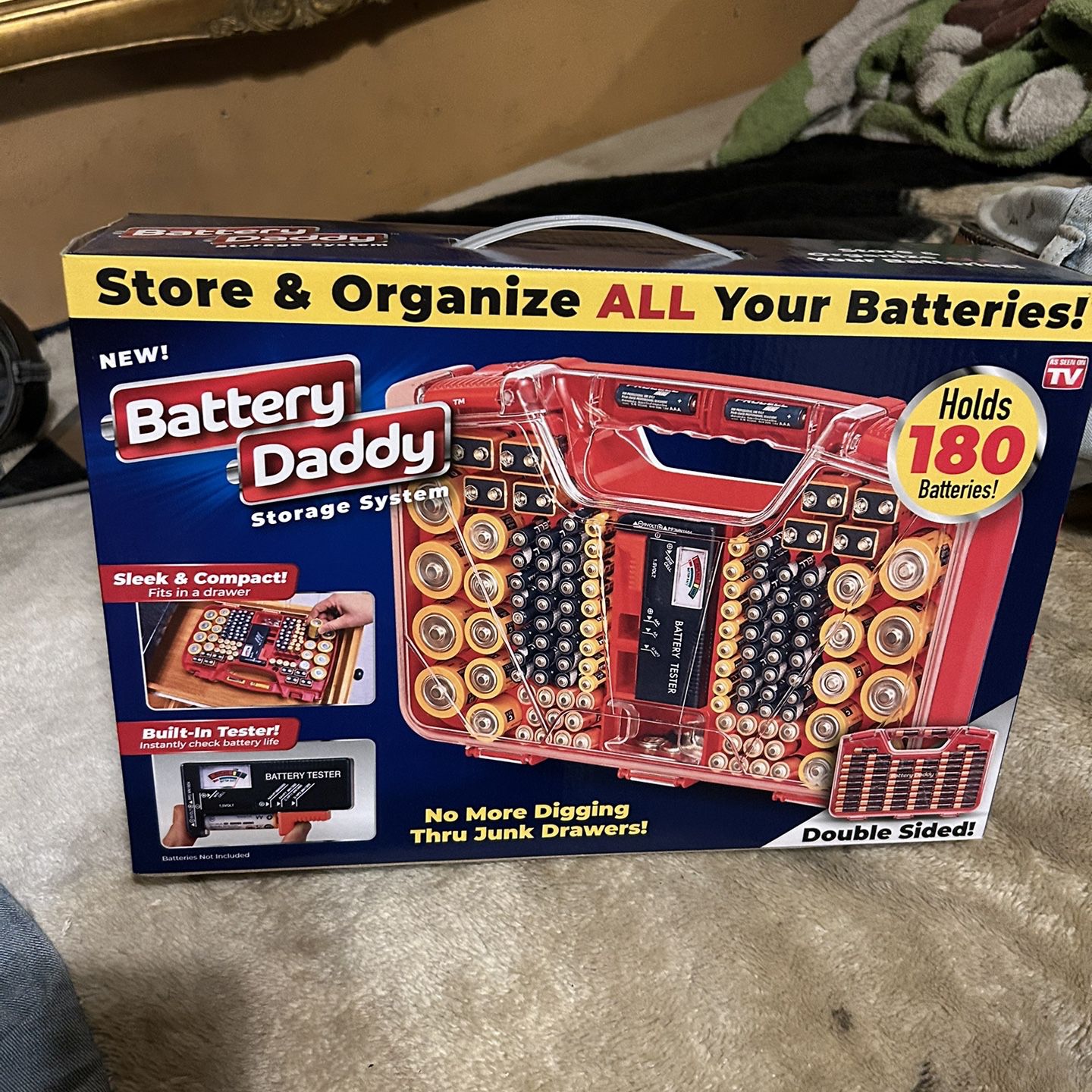 150 Battery Organizer and Storage Case with Tester