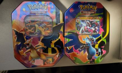 Pokemon Mega Charizard XY EX Tin