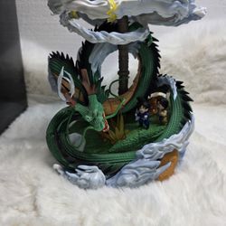 Dragon Ball Shenron with Goku Statue Figure Anime & Manga Model 8in
