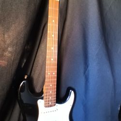 Starcaster Guitar &Fender Practice Amp.