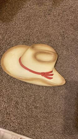 Ceramic cowboy hat