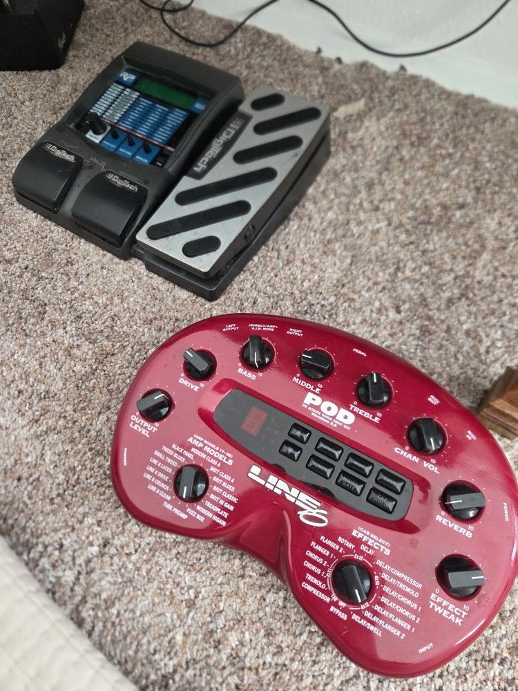 Pod Line 6 And Digitech Rp250