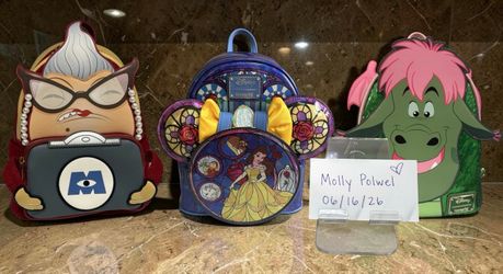 Loungefly Stained Glass Belle beauty and the beast Backpack