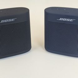Pair Of Bose Soundlink Color II Bluetooth Speakers