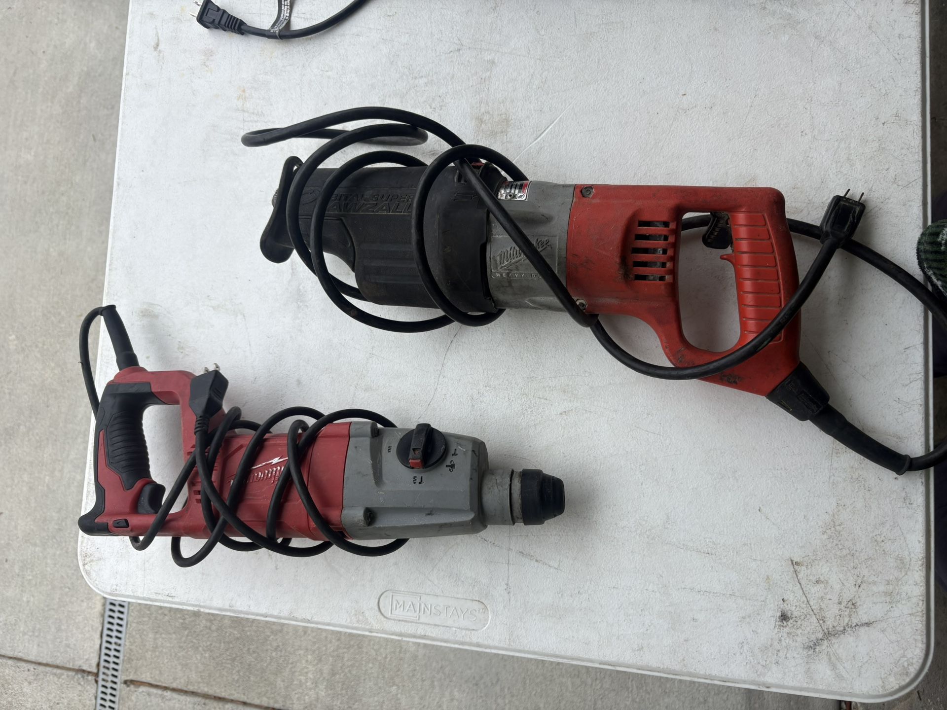 Milwaukee corded tools