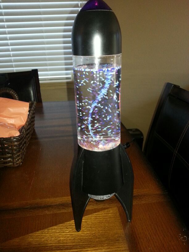 Rocket tornado lamp!