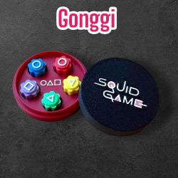 Gonggi Squid Games Dice with Travel Case