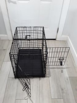 Pets Crate Small Size Two Doors 24 L X 17 W X 19 H Inches