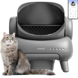 Neakasa M1 Open-Top Self Cleaning Cat Litter Box, Automatic Cat Litter Box with APP Control -NEW