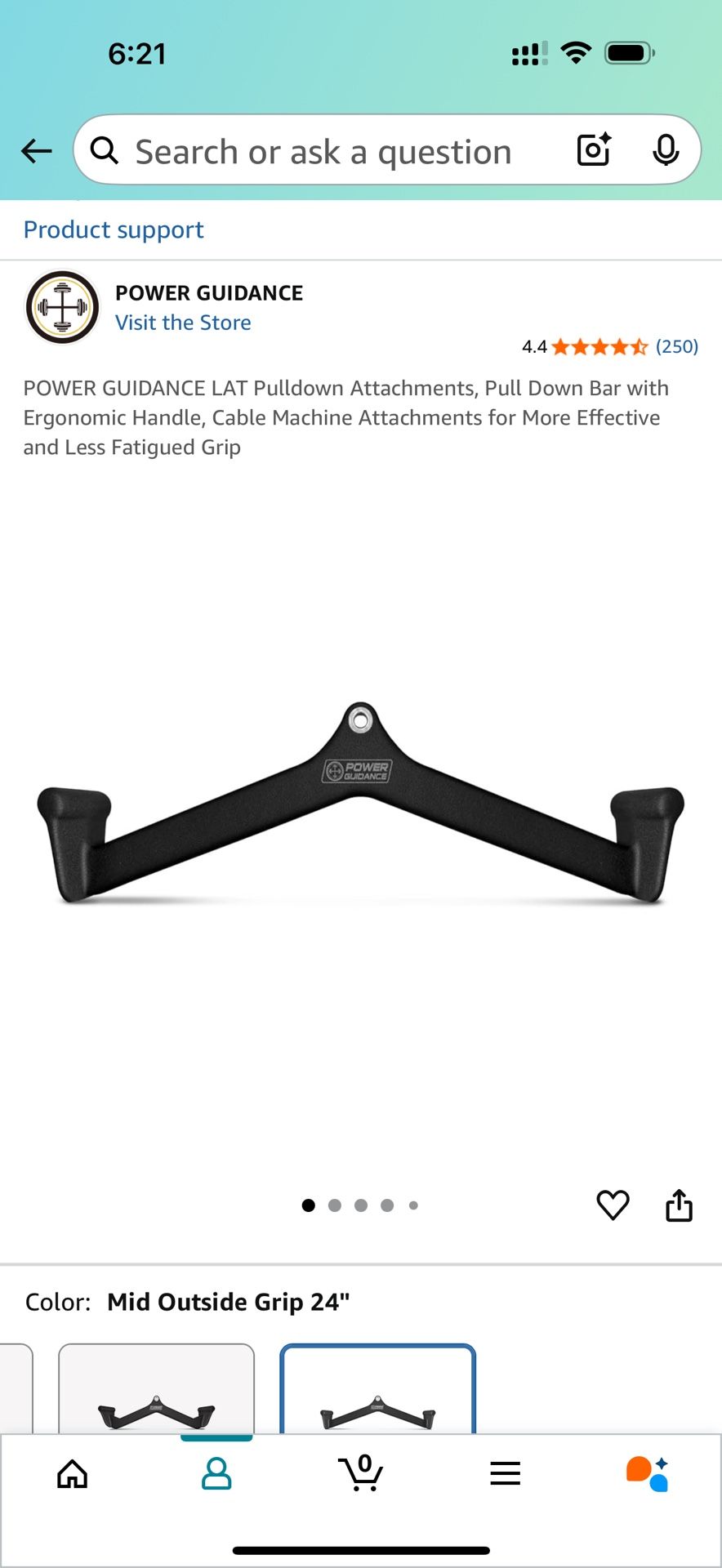 Lat Pull Down Bar - For Home / Take To Gym.