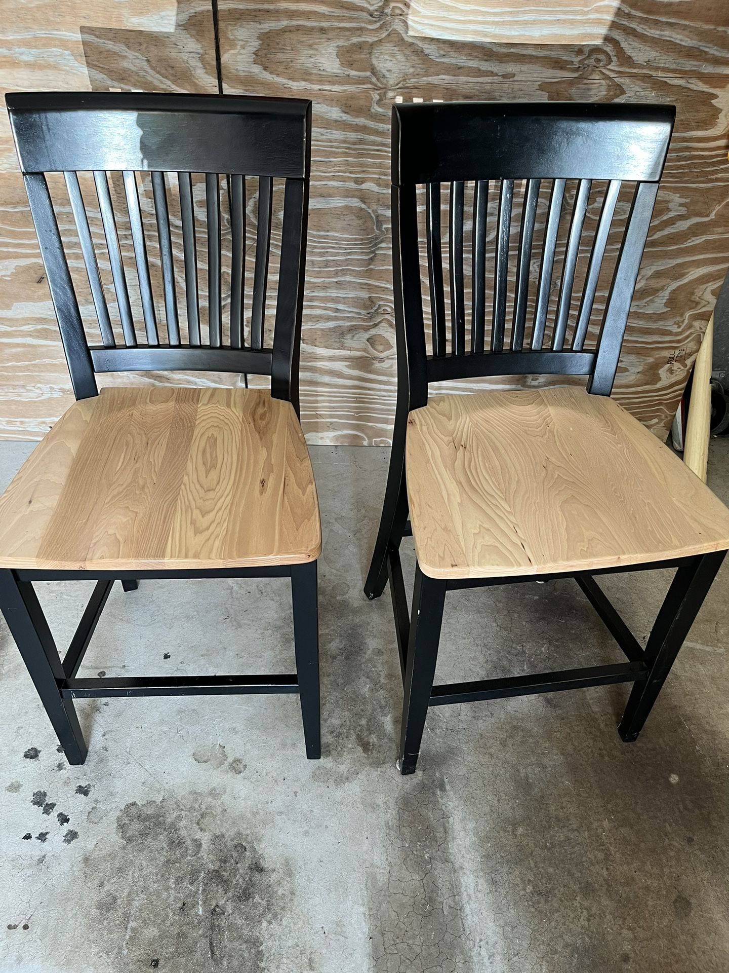 Wooden Counter Height Stools - Solid Wood
