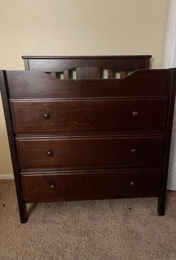 Dark Wood 3-Drawer