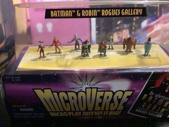 Kenner Microverse Batman & Robin Rogues Gallery Set