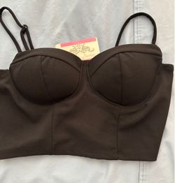 Black corset top