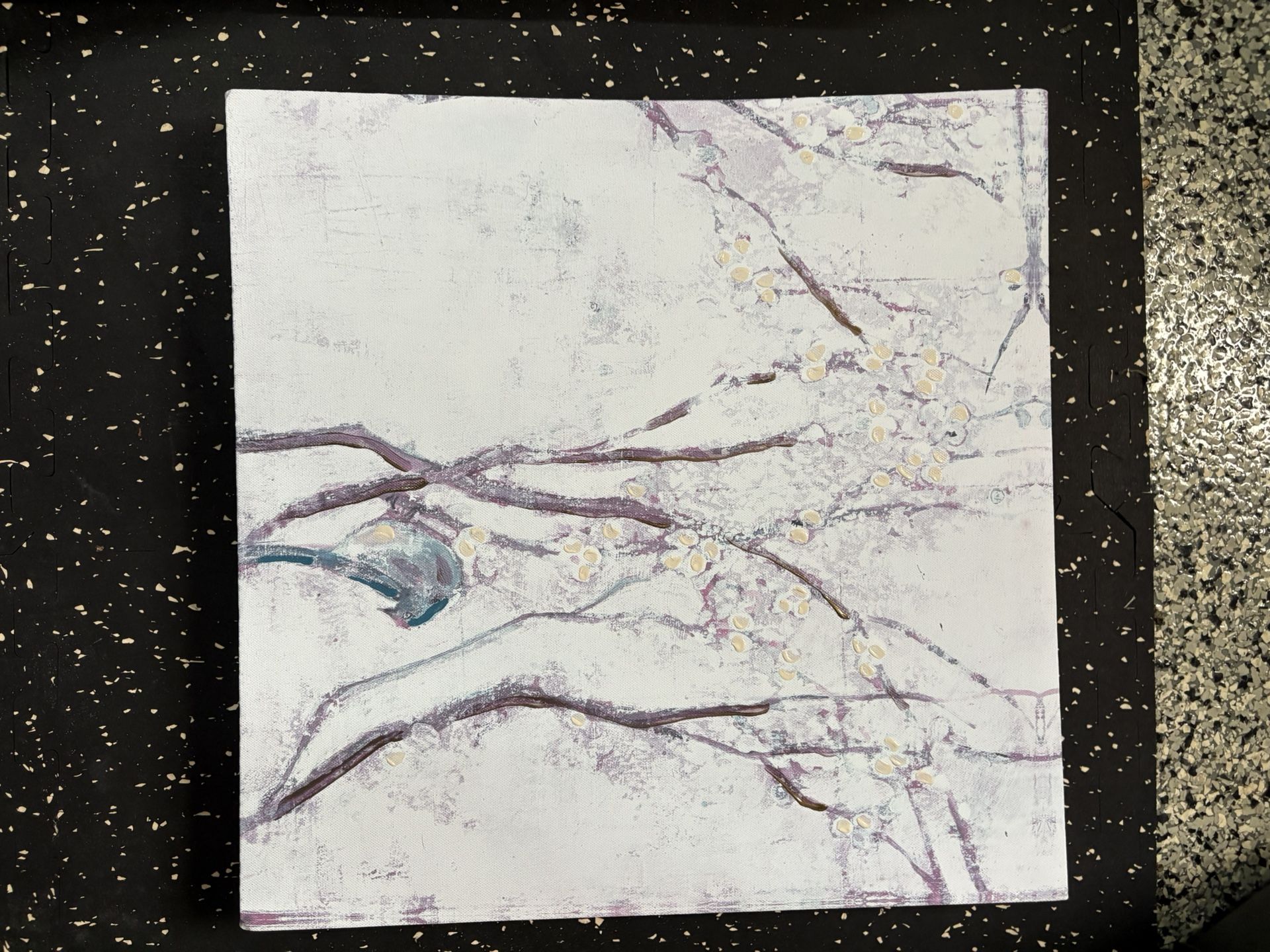 Abstract Floral Canvas Art