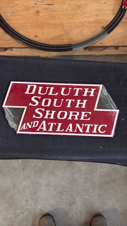 Duluth South Shore and Atlantic Railroad Sign