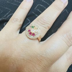 18k Gold Plated Ring 