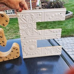 Letter E Decor, Each