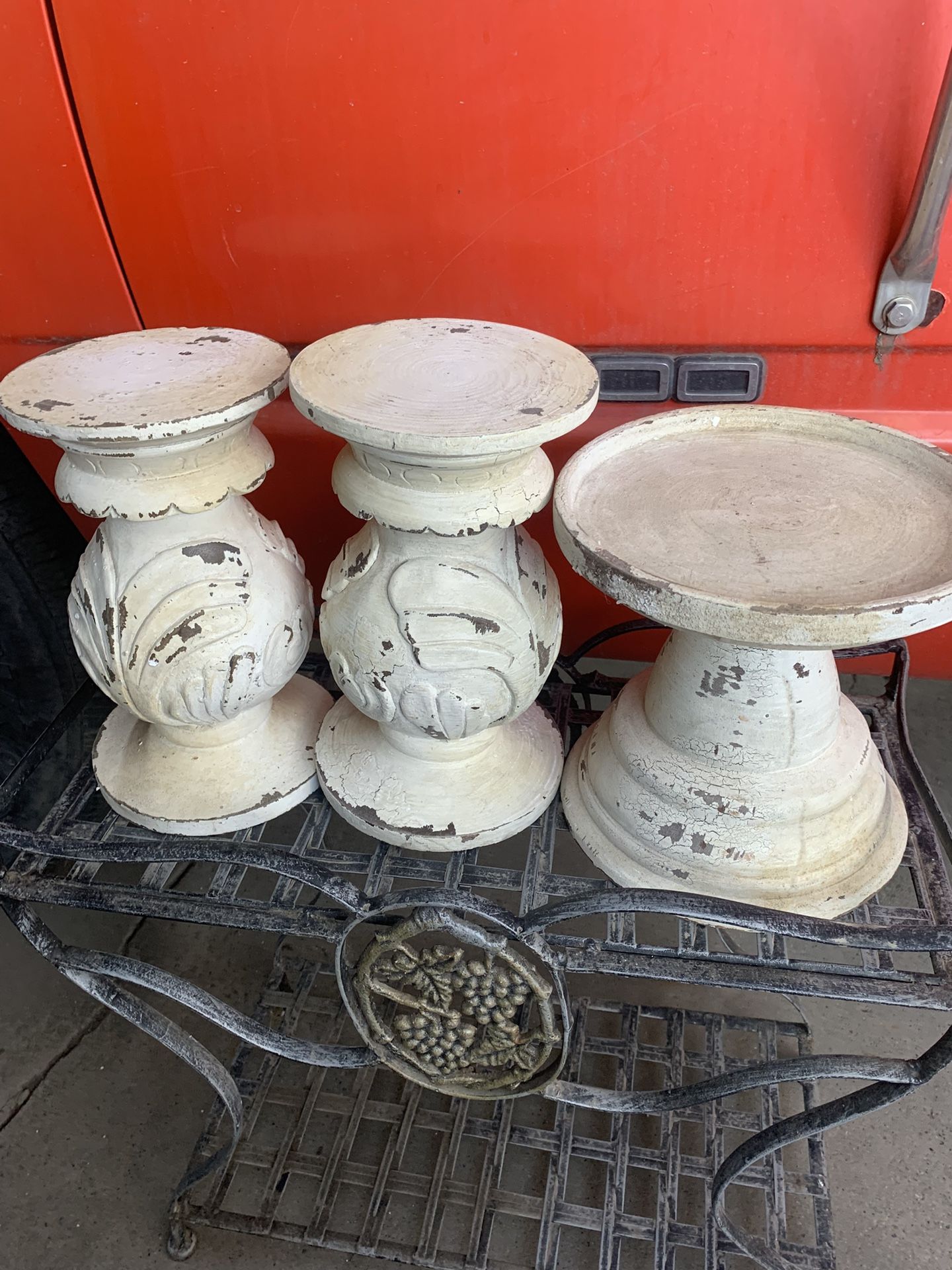 Half Ft Tall About. Candle Holders