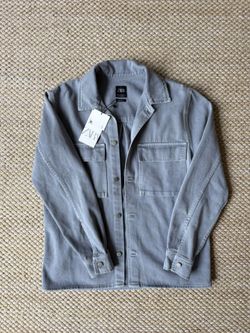 Zara Men Denim Jacket Relaxed Fit (New With Tags)