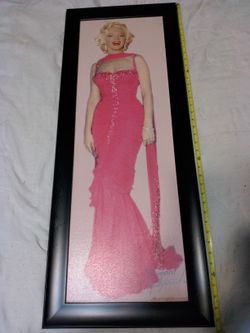 Picture Frame= Marilyn Monroe. 3 Ft 5 Inches.