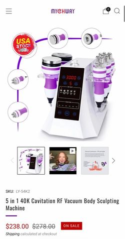 Body sculpting machine
