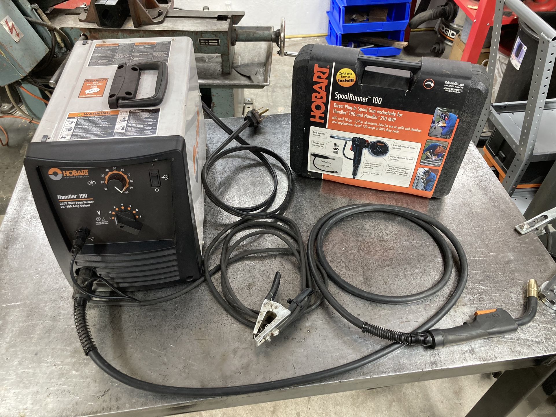 Hobart 190 Mig Wire Welder 230V w/ FREE Spoolgun for Sale in Las Vegas