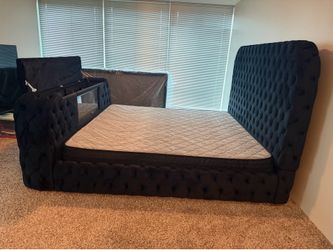 Cama king con Colchon De Quality Bluetooth